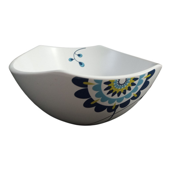 Dansk Classic Fjord Tweet Bowl White Blue Bird 6.75" - Picture 5 of 6